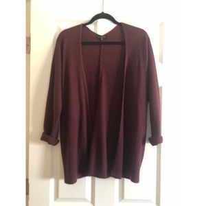 Burgundy Cardigan
